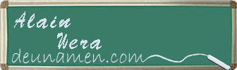 Alain Wera Visitenkarte